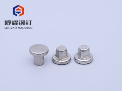 圆头实心四方不锈钢铆钉