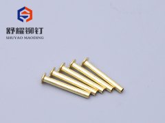 平头中空铜铆钉