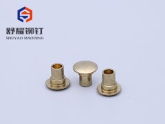 圆头中空台阶黄铜铆钉